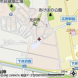 兵庫県三田市広沢75周辺の地図