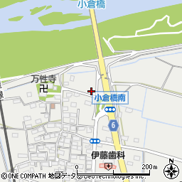 三重県四日市市楠町小倉858周辺の地図