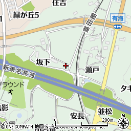 愛知県新城市有海坂下13周辺の地図