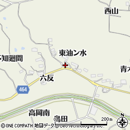 愛知県知多郡阿久比町矢高西油ン水23周辺の地図