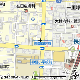 ニッポンレンタカー長岡京営業所周辺の地図