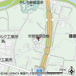 兵庫県加東市家原617周辺の地図