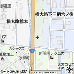 ビッグモーター　京都伏見店周辺の地図