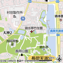 錦水亭周辺の地図