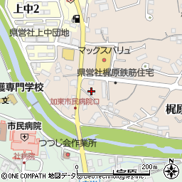 兵庫県加東市梶原351周辺の地図
