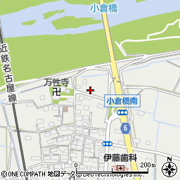 小倉1号公園周辺の地図