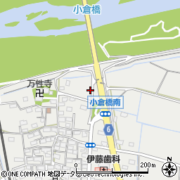 三重県四日市市楠町小倉847-1周辺の地図