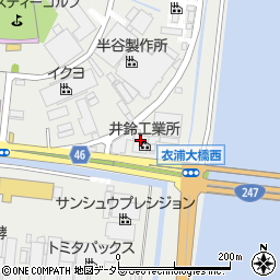 井鈴工業所周辺の地図