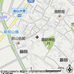 愛知県常滑市金山菖蒲池周辺の地図