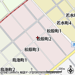 愛知県碧南市松原町周辺の地図