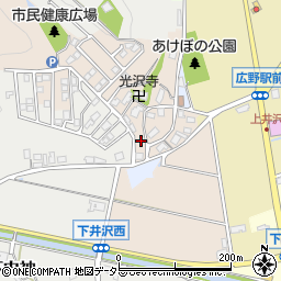 兵庫県三田市広沢73周辺の地図