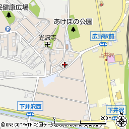 兵庫県三田市広沢77周辺の地図