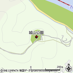 吉井城山公園周辺の地図