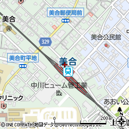 美合駅売店ビル周辺の地図