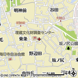 京都府長岡京市奥海印寺東条9周辺の地図