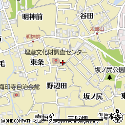 京都府長岡京市奥海印寺東条9-1周辺の地図