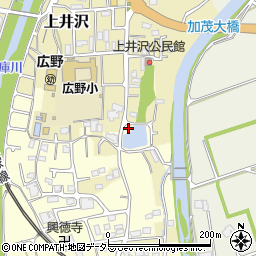 兵庫県三田市下井沢110周辺の地図