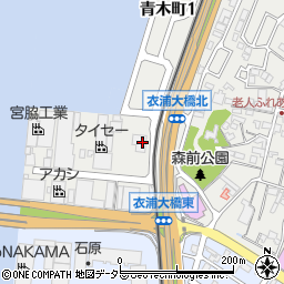 衣浦自工株式会社周辺の地図