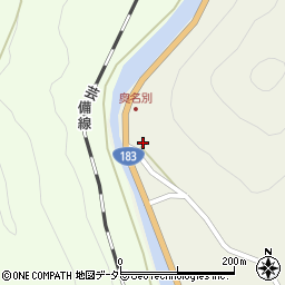 広島県庄原市西城町平子11周辺の地図