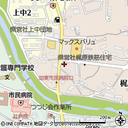 兵庫県加東市梶原353周辺の地図