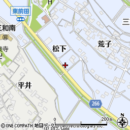 愛知県常滑市久米松下113周辺の地図