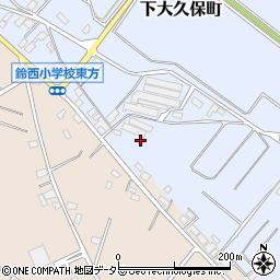 三重県鈴鹿市下大久保町1225周辺の地図