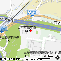愛知県新城市八束穂564周辺の地図