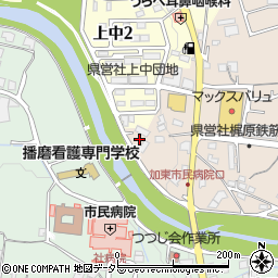 兵庫県加東市梶原97周辺の地図