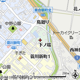 愛知県岡崎市美合町下ノ端46周辺の地図