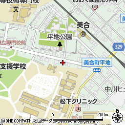 愛知県岡崎市美合町並松7周辺の地図