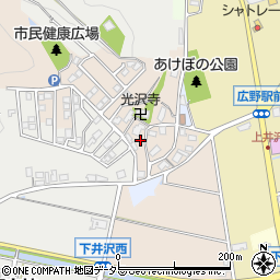 兵庫県三田市広沢100周辺の地図