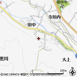 兵庫県川西市黒川田中206周辺の地図