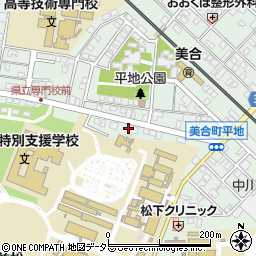 愛知県岡崎市美合町並松4周辺の地図