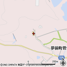 兵庫県姫路市夢前町菅生澗1320-10周辺の地図