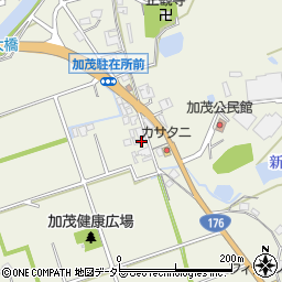 兵庫県三田市加茂660周辺の地図