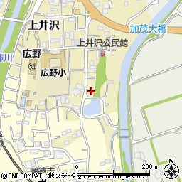 兵庫県三田市上井沢210周辺の地図