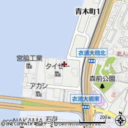 有限会社タイセー　衣浦工場周辺の地図