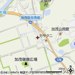 兵庫県三田市加茂659周辺の地図