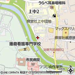 兵庫県加東市梶原355周辺の地図