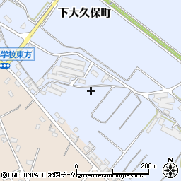三重県鈴鹿市下大久保町1240周辺の地図