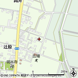 愛知県安城市石井町周辺の地図