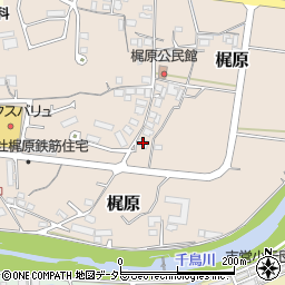 兵庫県加東市梶原175周辺の地図