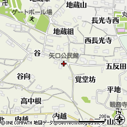 矢口公民館周辺の地図