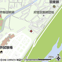 京都府警察羽束師古川町待機宿舎周辺の地図