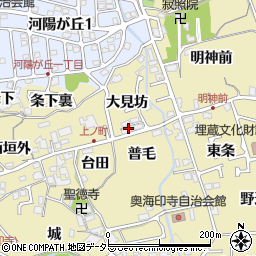 京都府長岡京市奥海印寺大見坊18周辺の地図