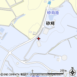 蜷川園芸　砂刈温室周辺の地図