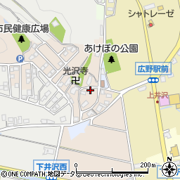 兵庫県三田市広沢85周辺の地図