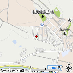 兵庫県三田市下内神488周辺の地図