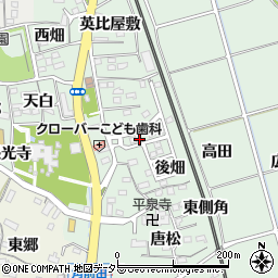 愛知県知多郡阿久比町椋岡周辺の地図