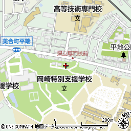 愛知県岡崎市美合町並松1周辺の地図